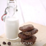 Gesunde Cookies mit Milchflasche
