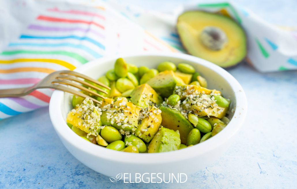 BowlRezept mit Edamame und Avocado