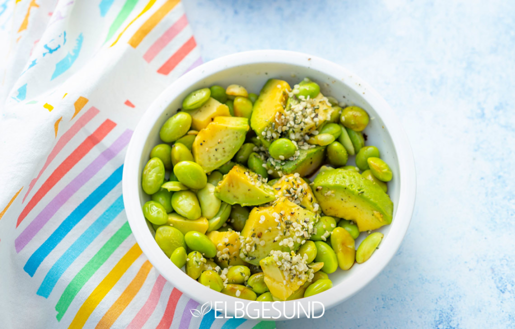 BowlRezept mit Edamame und Avocado